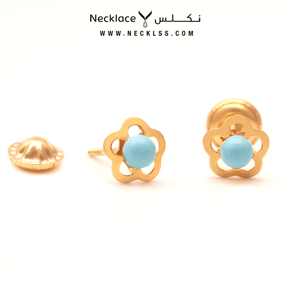 حلق ذهب اطفال طبي عيار 18 (ER.5106)