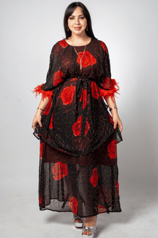 جلابية ورد الملكيه