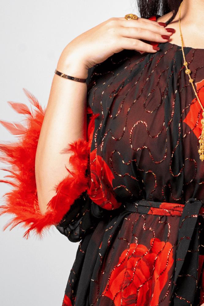 جلابية ورد الملكيه