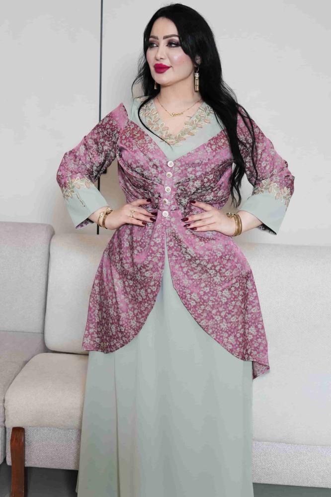 جلابيه ورد الحريـر