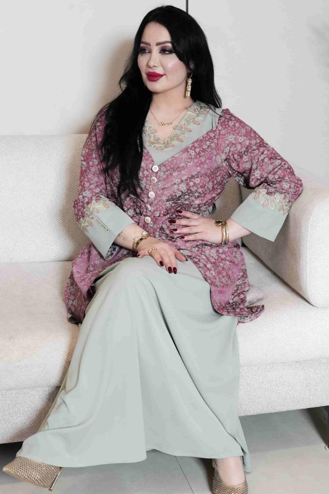 جلابيه ورد الحريـر