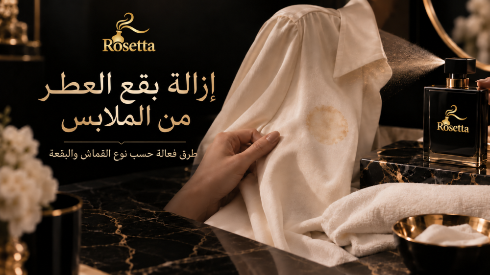 ازالة بقع العطر من الملابس