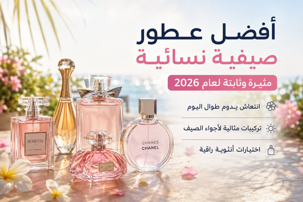 افضل عطور صيفية نسائية مثيرة وثابتة لعام 2026