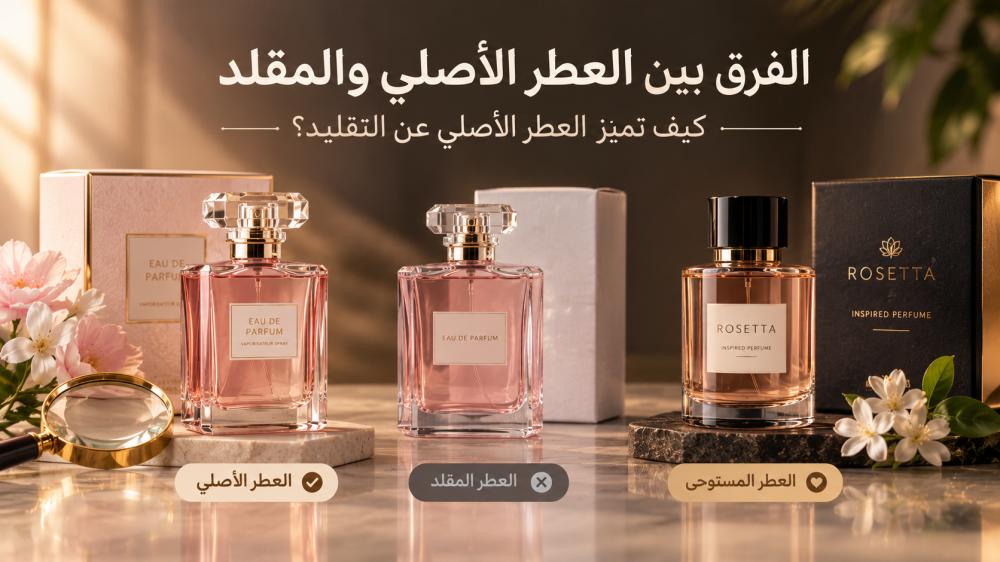 الفرق بين العطر الاصلي والمقلد