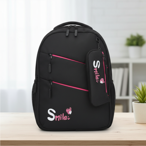 شنطة ظهر بناتي مع مقلمه