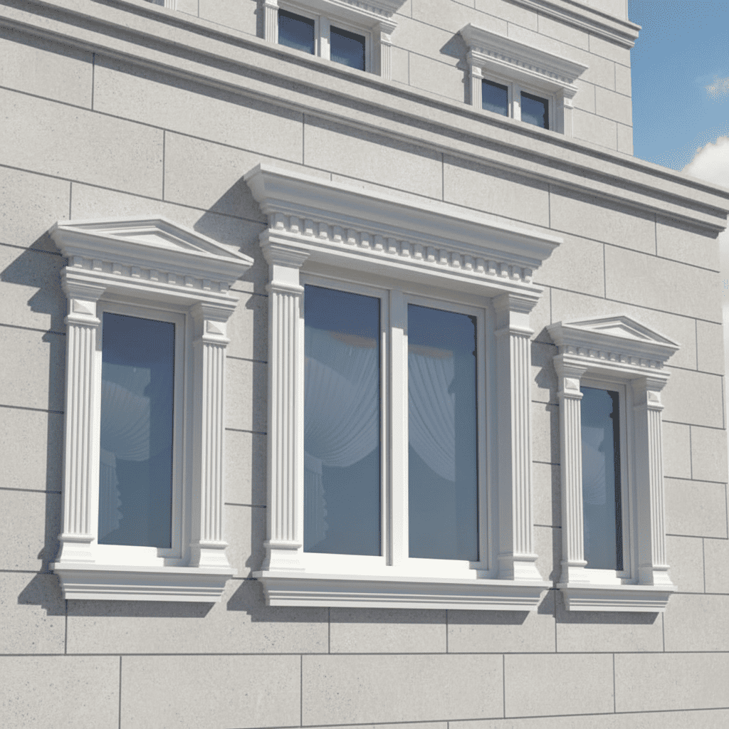 إطارات نوافذ ديكورية