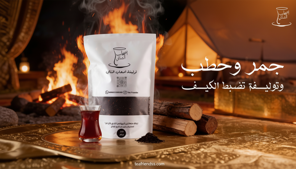 كيف تسوي شاي الحطب في البيت بطعم البر الحقيقي بدون نار ولا دخان