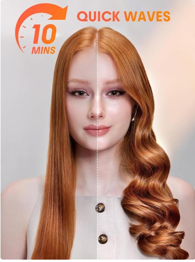 SHEGLAM HAIR – مكواة تجعيد الشعر الفورية It-Curl One-Touch (الأصلية)