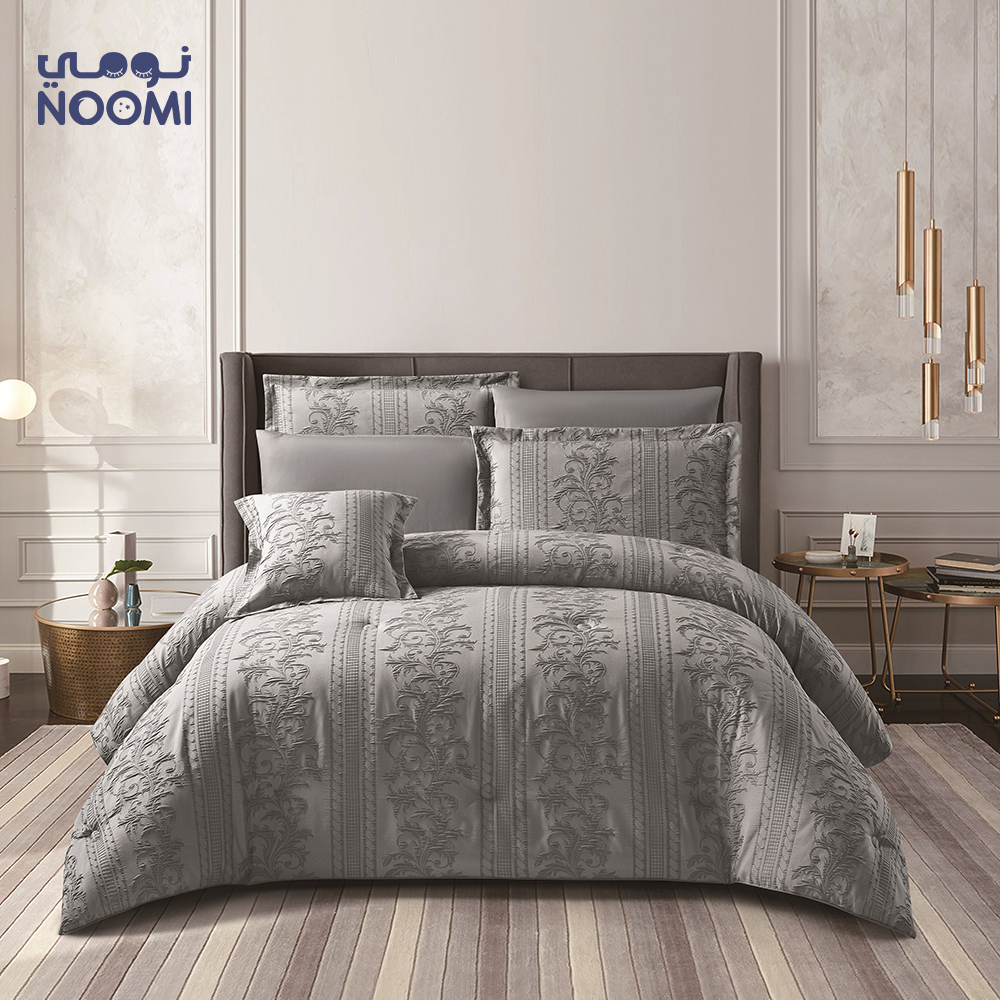 مفرش نيوم جاكار مايكروفايبر نفرين 7 قطع