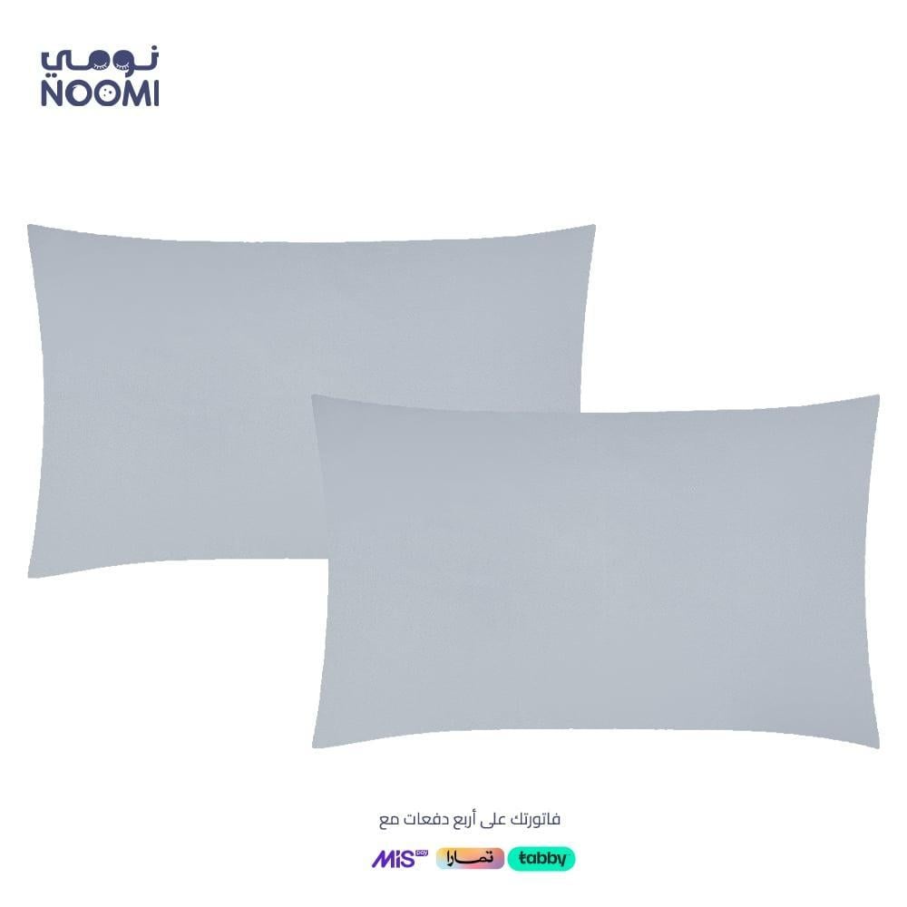 مفرش جومانا مايكروفايبر فندقي  نفرين 8 قطع رصاصي فاتح