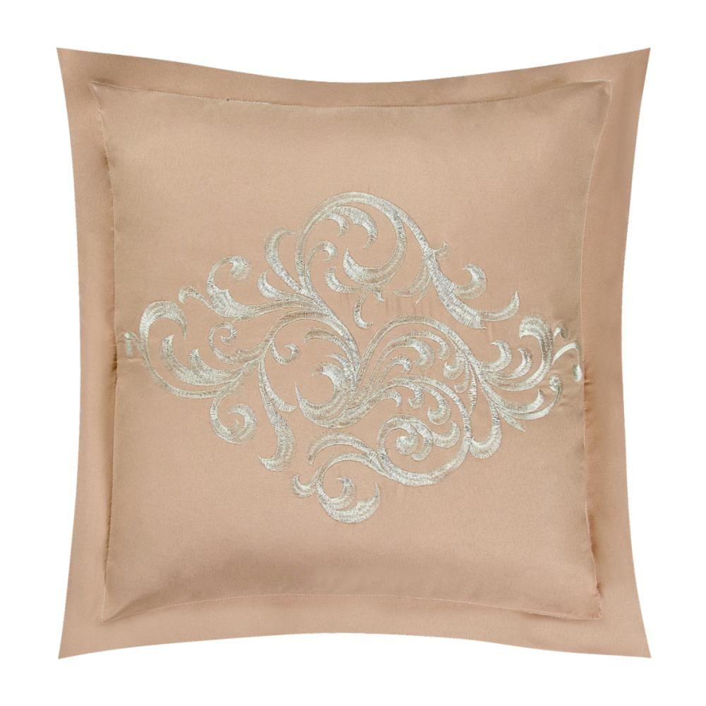 مفرش لارا  ٨ قطع مطرز كامل- بيج