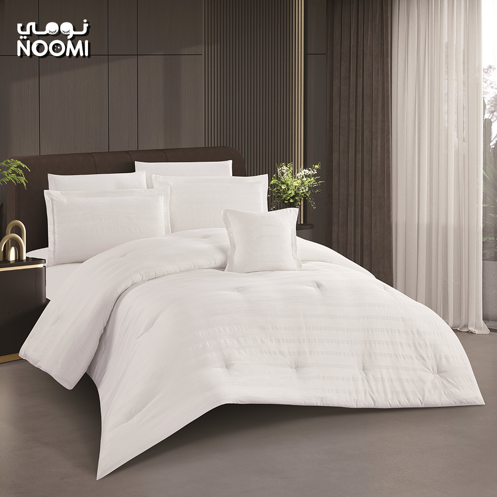 مفرش دريمي مايكروفايبر مطرز  نفرين 7 قطع