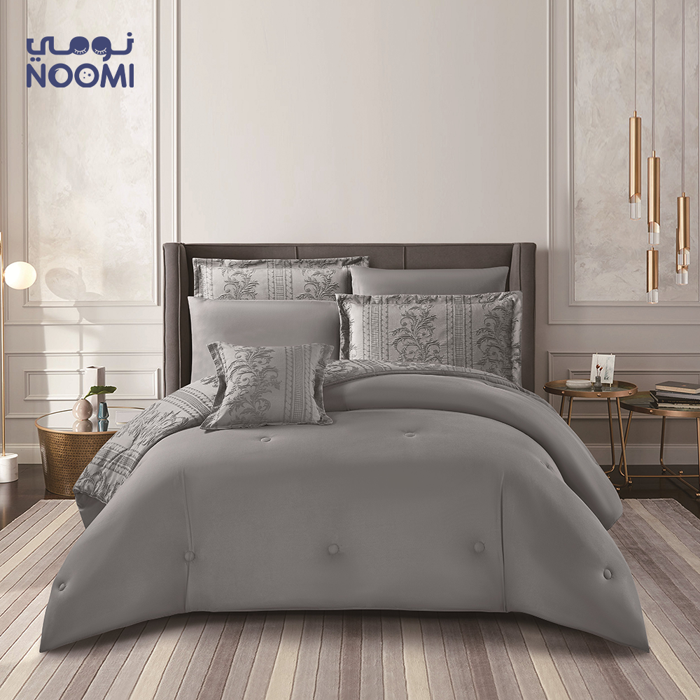 مفرش نيوم جاكار مايكروفايبر نفرين 7 قطع