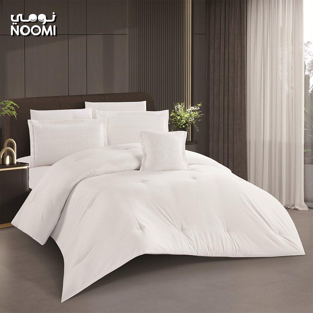 مفرش دريمي مايكروفايبر مطرز  نفرين 7 قطع