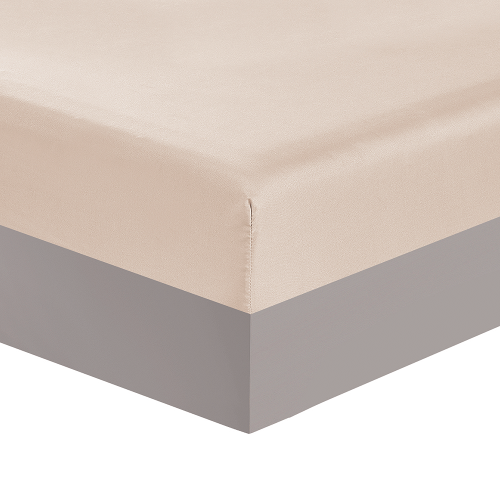 لونار  مفرش مايكروفايبر نفر ونص 5 قطع-احمر غامق فدرجات بيج