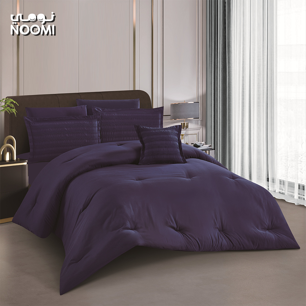 مفرش دريمي مايكروفايبر مطرز  نفرين 7 قطع