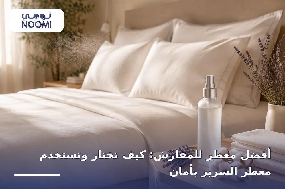 أفضل معطر للمفارش: دليل اختيار واستخدام معطر السرير بأمان