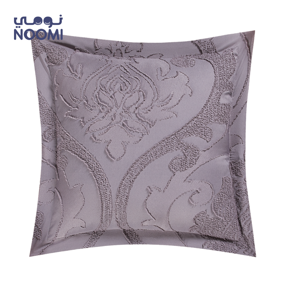 مفرش كراون مايكروفايبر مطرز نفرين 7 قطع موف غامق