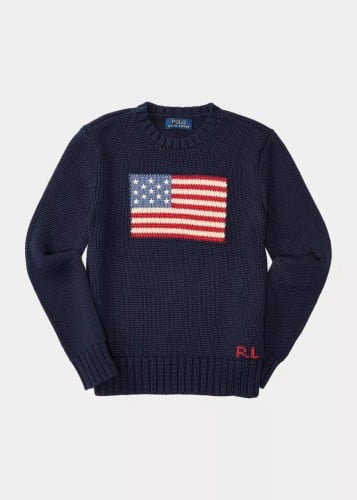Usa flag old money sweater