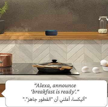 Echo Dot (الجيل الثالث) | سماعة ذكية بالبلوتوث مع أليكسا |