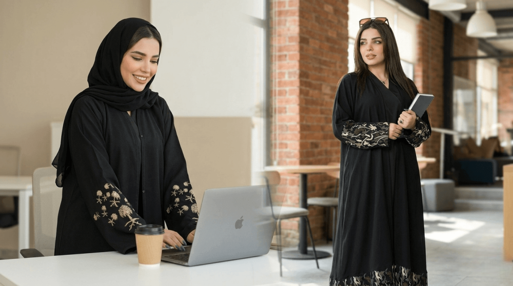 أحدث موديلات عبايات كاجوال يومية للدوام والجامعة