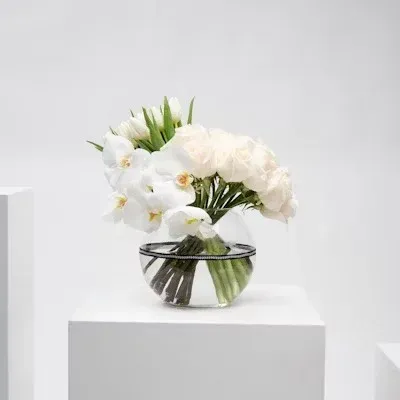 ورد في المزهريات