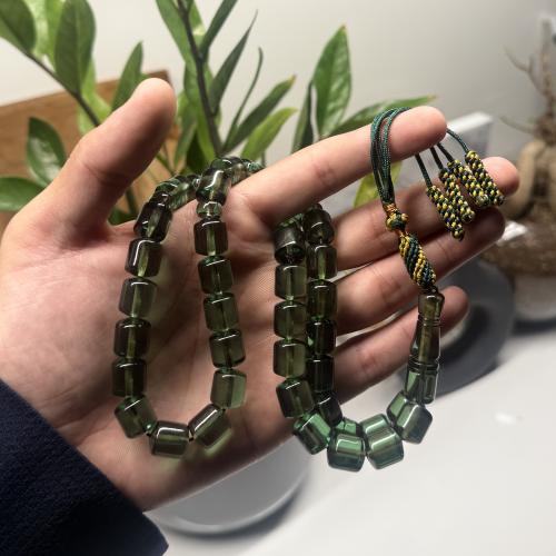 مسباح زعفراني أخضر برميلي