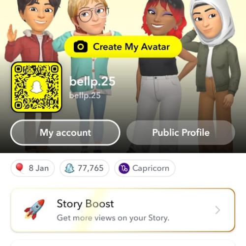 حساب سناب شات 50 الف نقطة ( سكور )