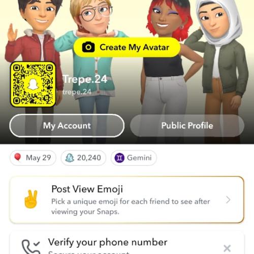 حساب سناب شات 20 الف نقطة ( سكور )