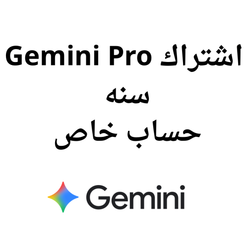 اشتراك جيميني برو سنه | Gemini Pro