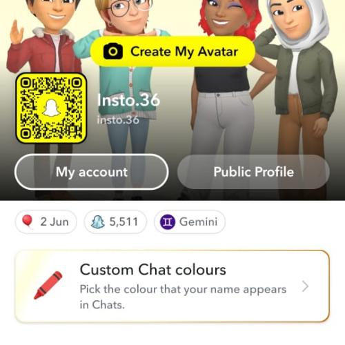 حساب سناب شات 5 الاف نقطة ( سكور )