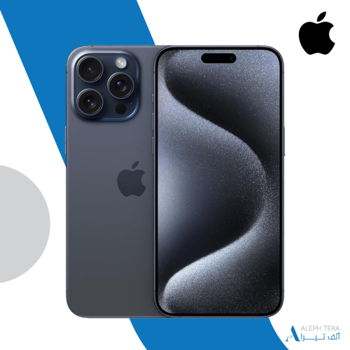 ابل ايفون 15 برو - 128 GB - تيتانيوم أزرق