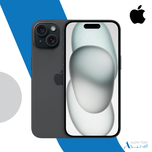 ابل ايفون 15 - 256 GB - اسود