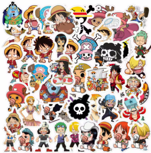 ستكر ونبيس 50 حبة One Piece