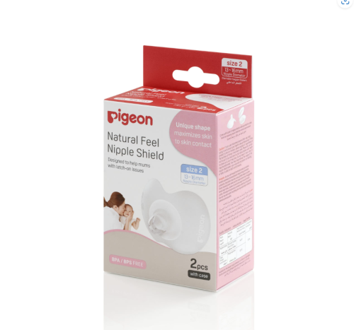واقي حلمة بيجون ذات الملمس الطبيعي Pigeon Natural...
