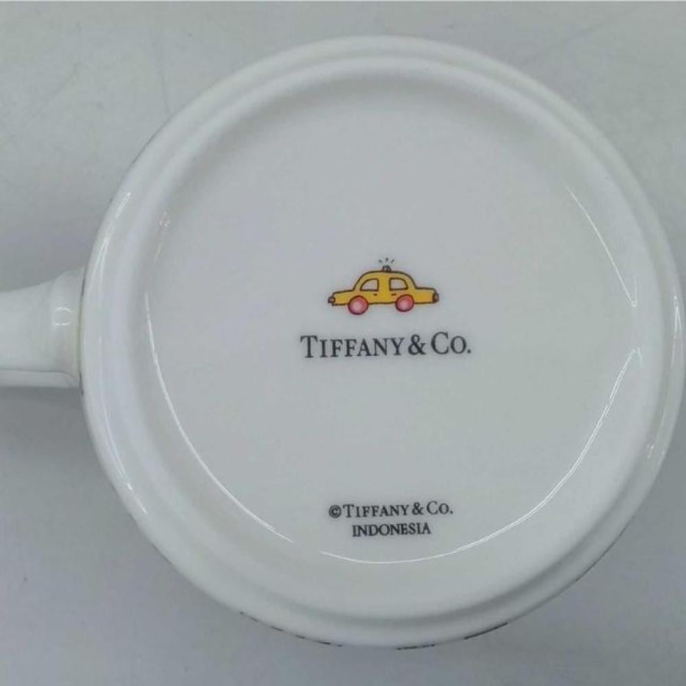 طقم كوب كبير من تيفاني بطبعة أشكال متعددة 2 قطعة