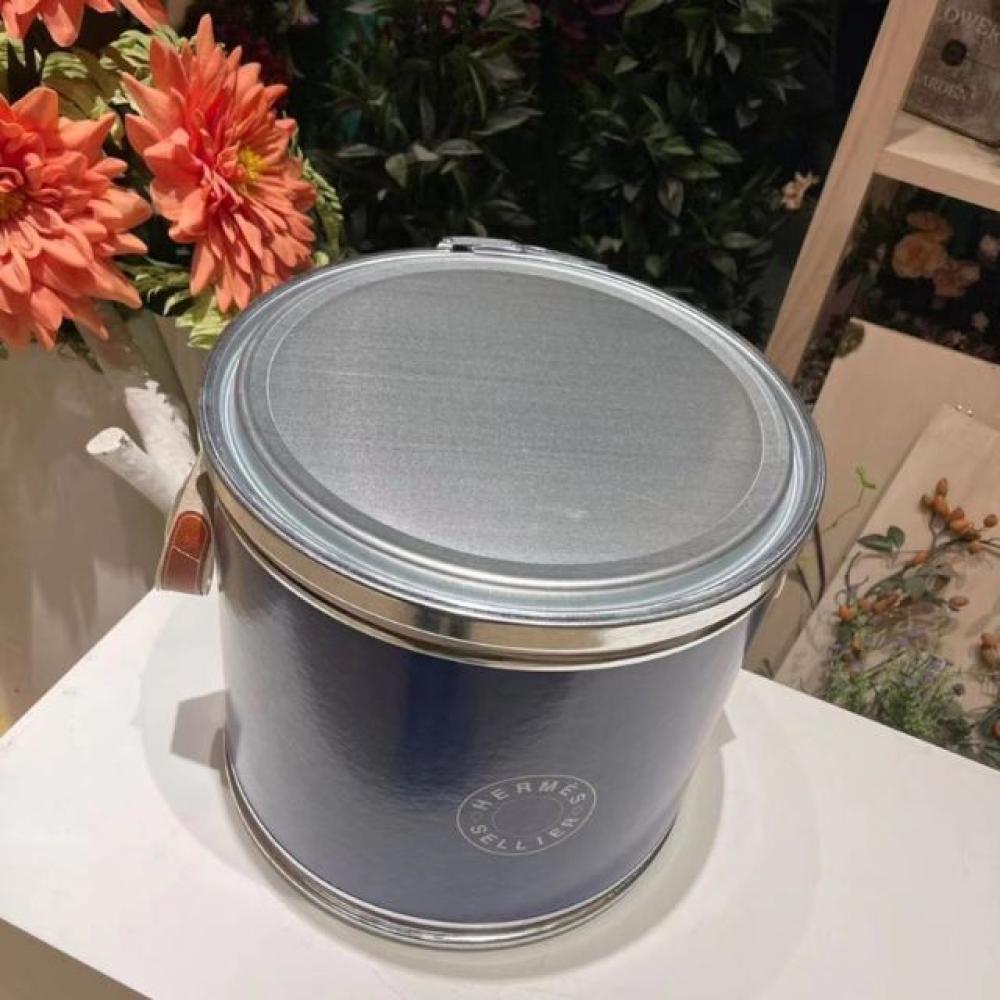 صندوق تخزين بشكل طبل من هيرميس