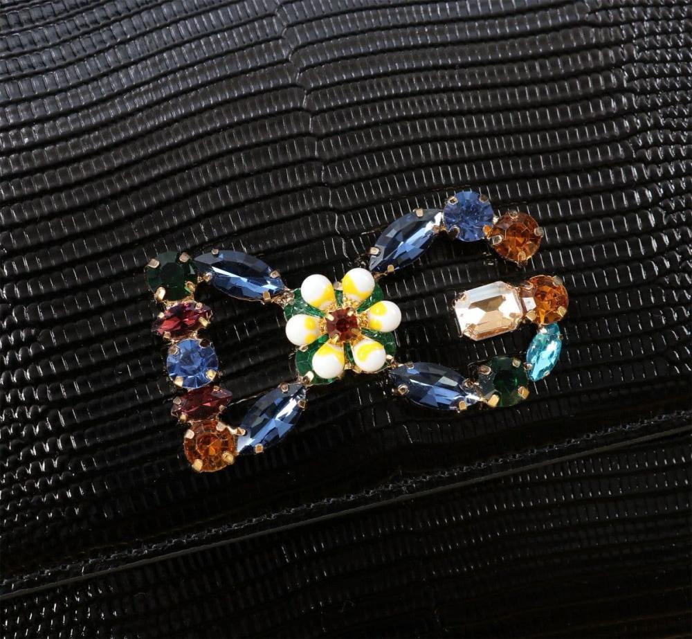 حقيبة دولتشي ستامبا إجوانا كريستال ميس سيسيلي-مقاس 20