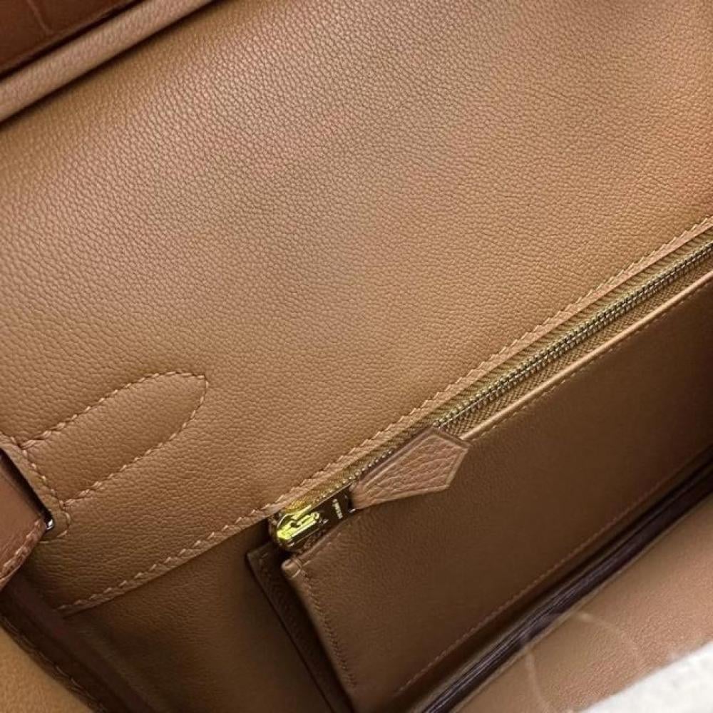 حقيبة هيرميس تاتش بيركين من جلد التمساح الطبيعي