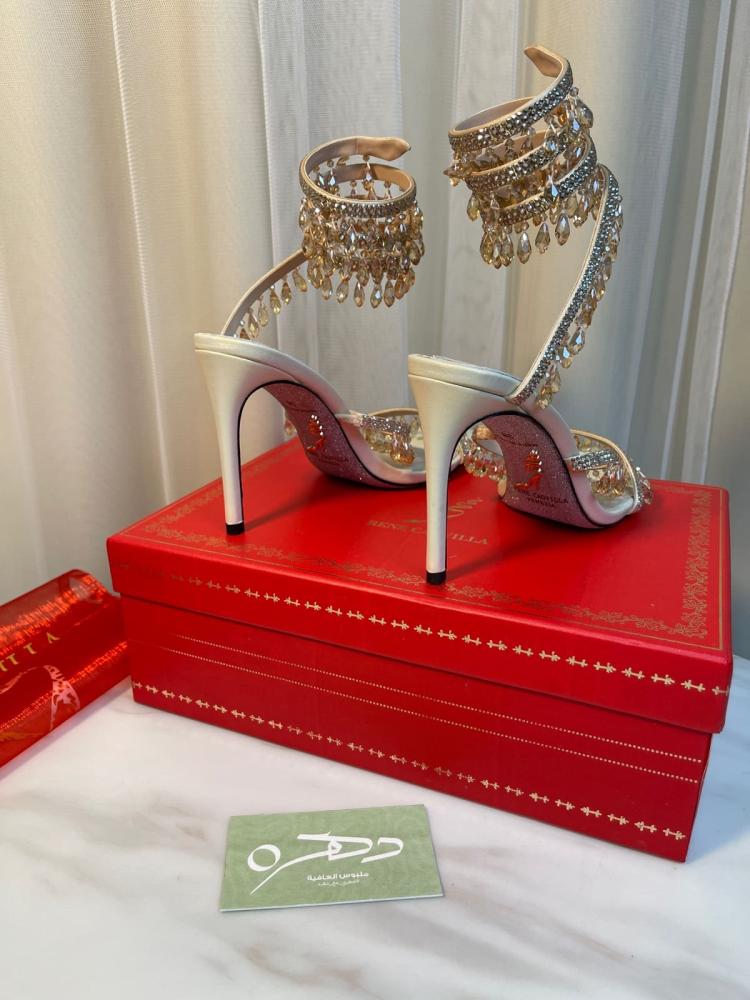 صندل ثريا مرصع بكريستالات 10.5سم من رينيه كاوفيلا