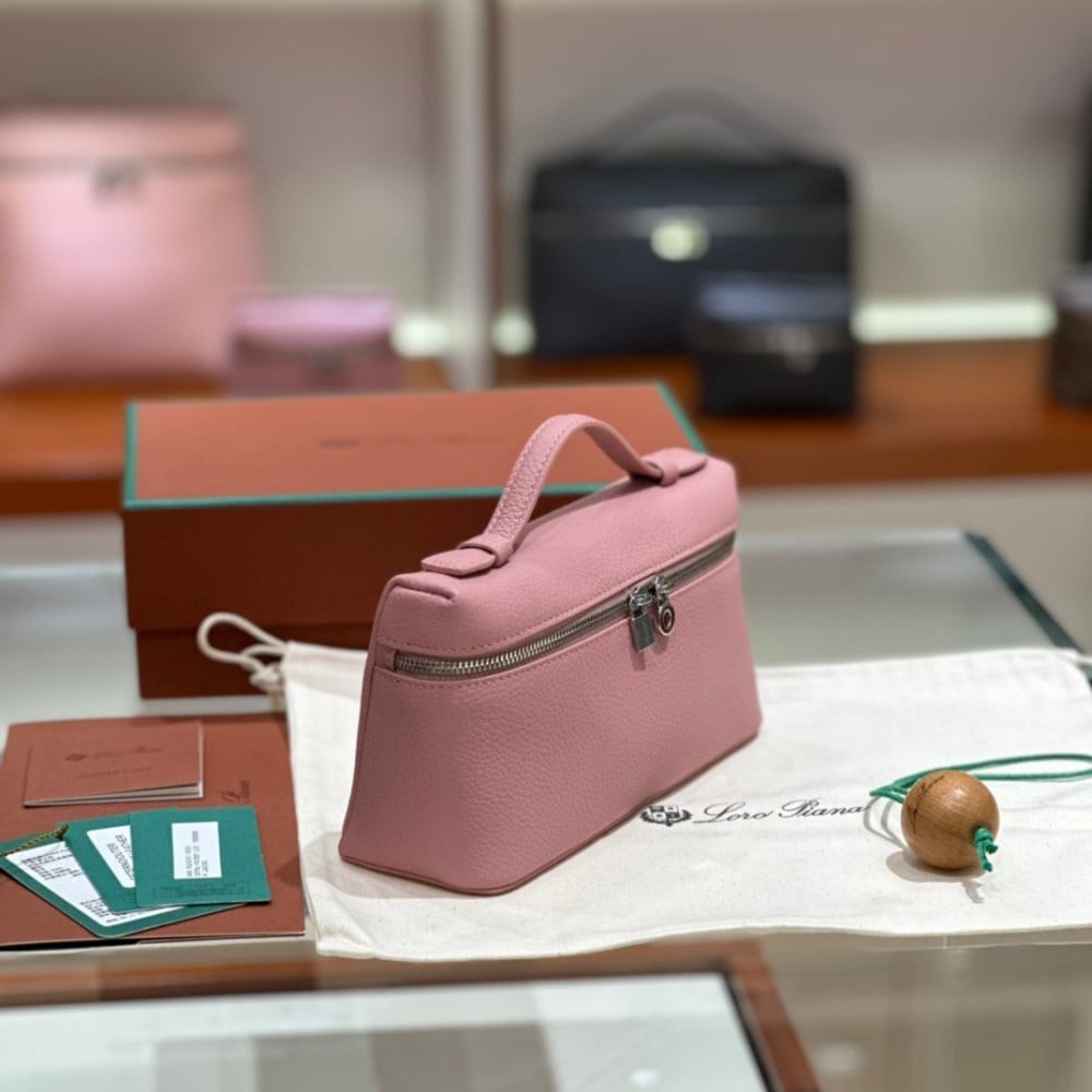 شنطة لوروبيانا إكسترا بوكت باوتش إل 19 ناعم - وردي