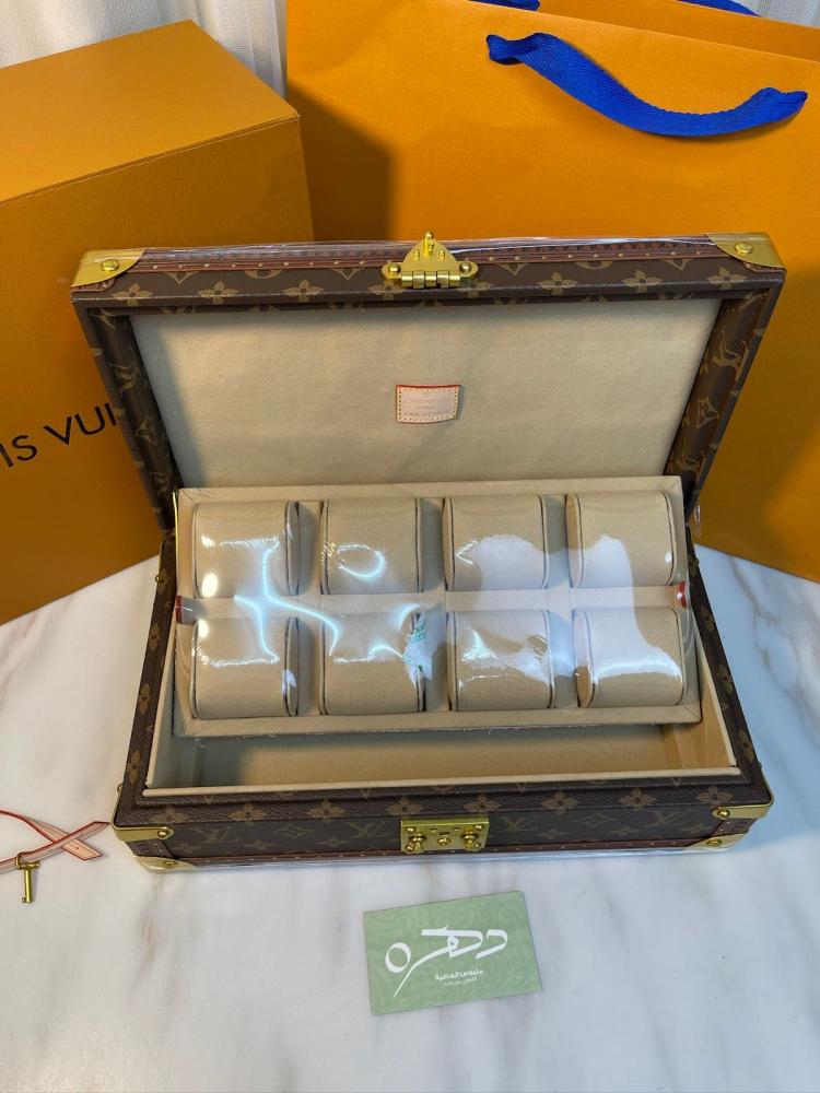 حقيبة لحفظ الساعات - 8 ساعات من لويس فيتون