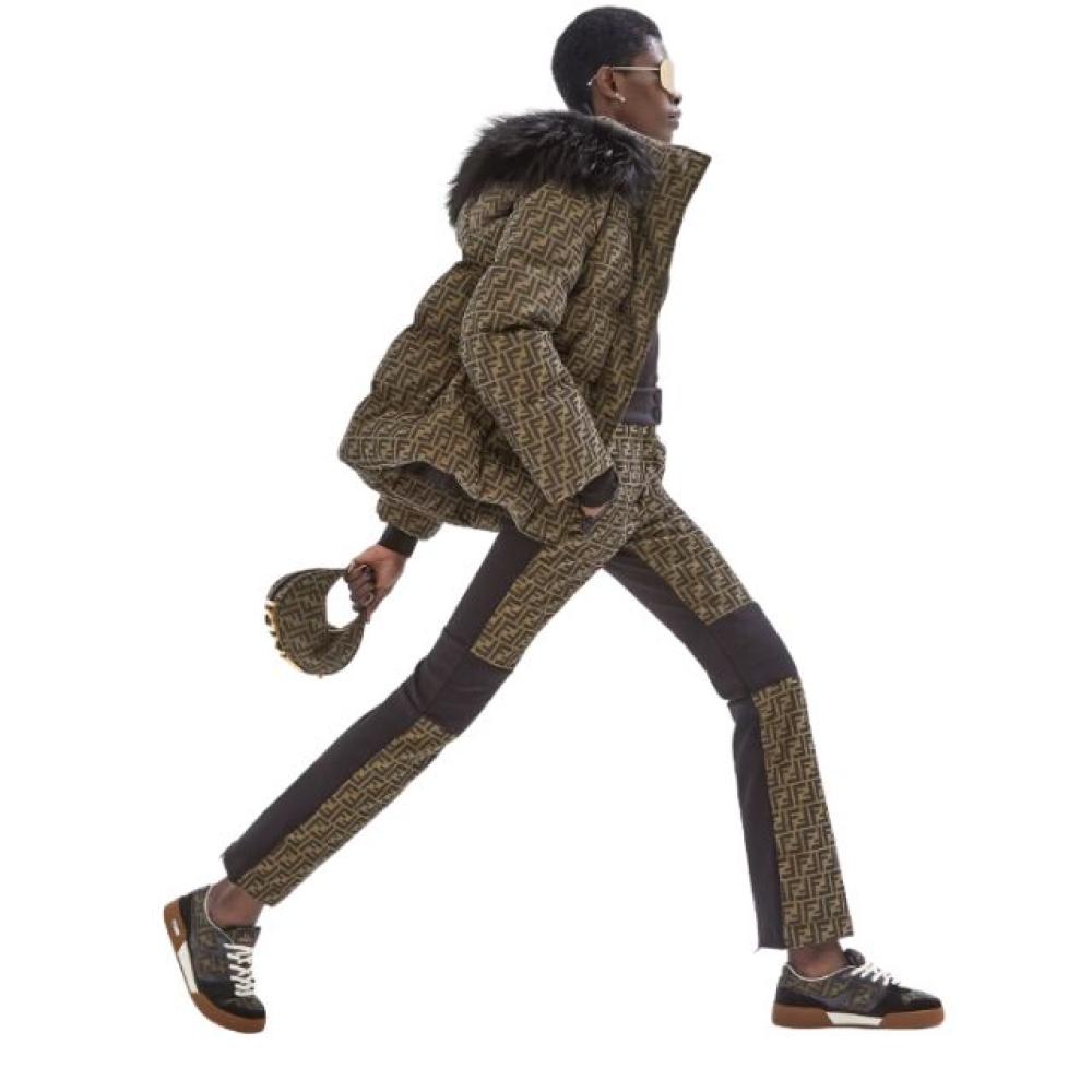 حقيبة يد فندي جرافي Fendigraphy ميني  - بني