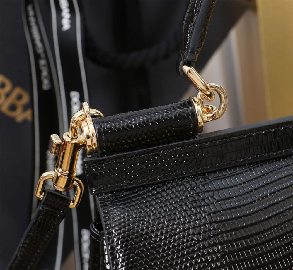 حقيبة دولتشي ستامبا إجوانا كريستال ميس سيسيلي-مقاس 20