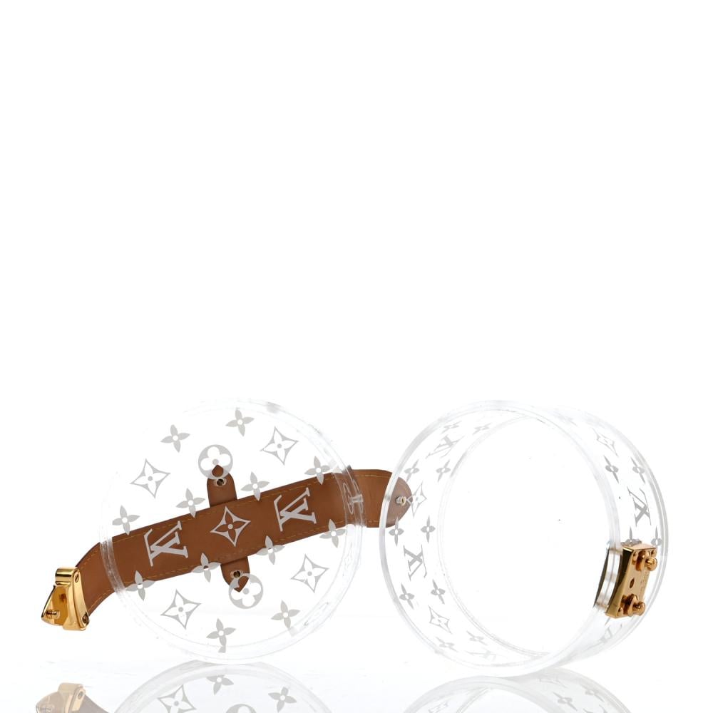 حقيبة سكوت من الزجاج الشفاف من لويس فيتون