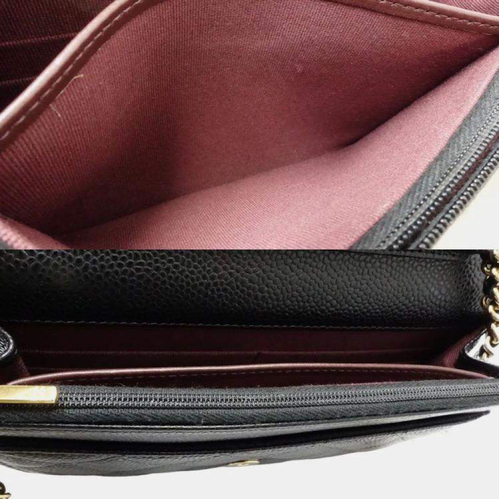 محفظة شانيل تايملس كلاسيك ماتلاسيه مقاس 19