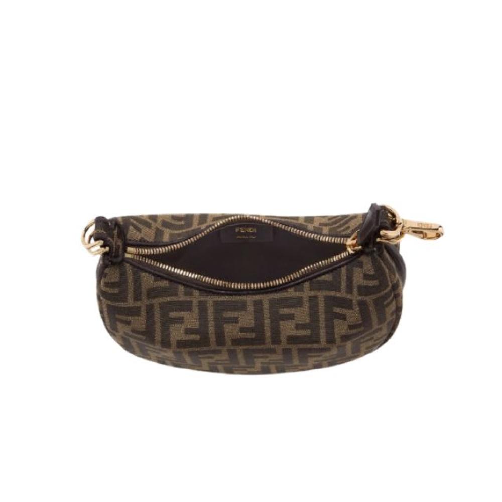 حقيبة يد فندي جرافي Fendigraphy ميني  - بني