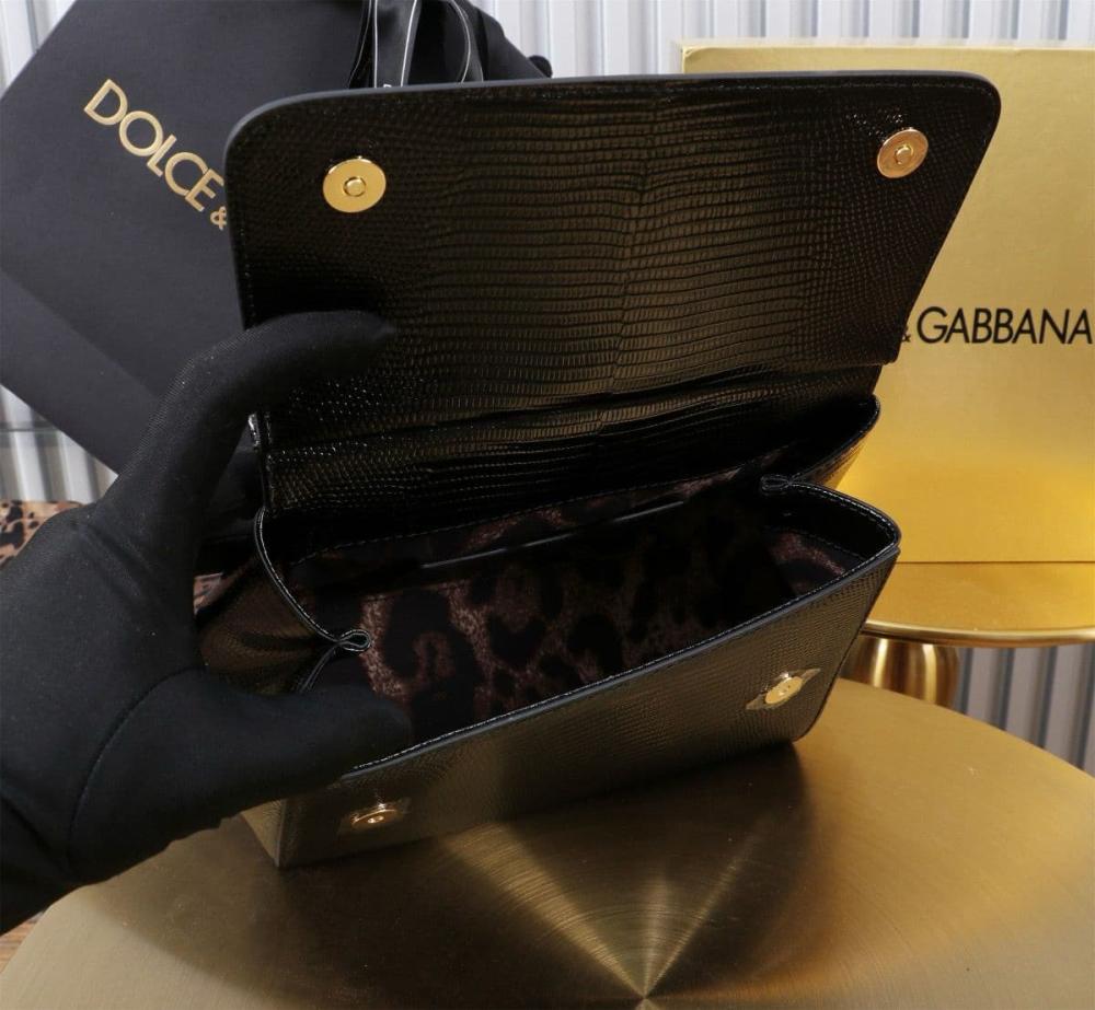 حقيبة دولتشي ستامبا إجوانا كريستال ميس سيسيلي-مقاس 20