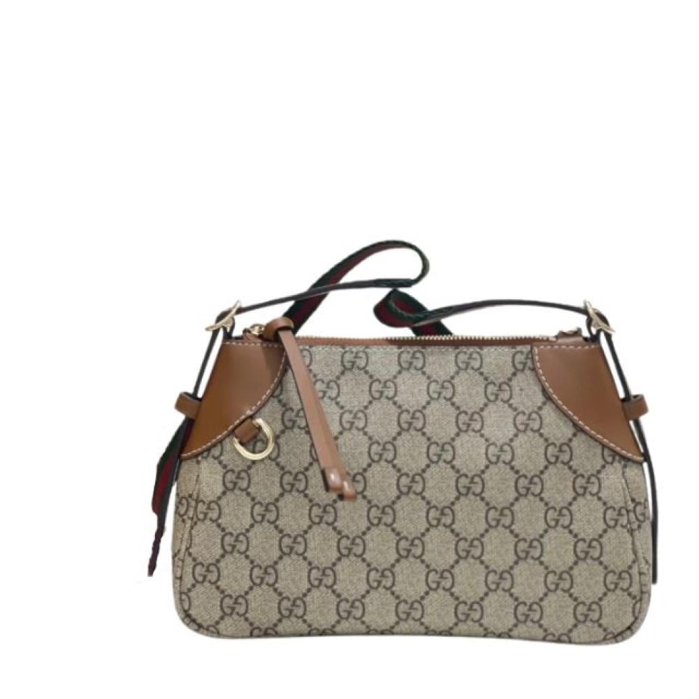 حقيبة كتف ميني من قوتشي - بيج وابنوس