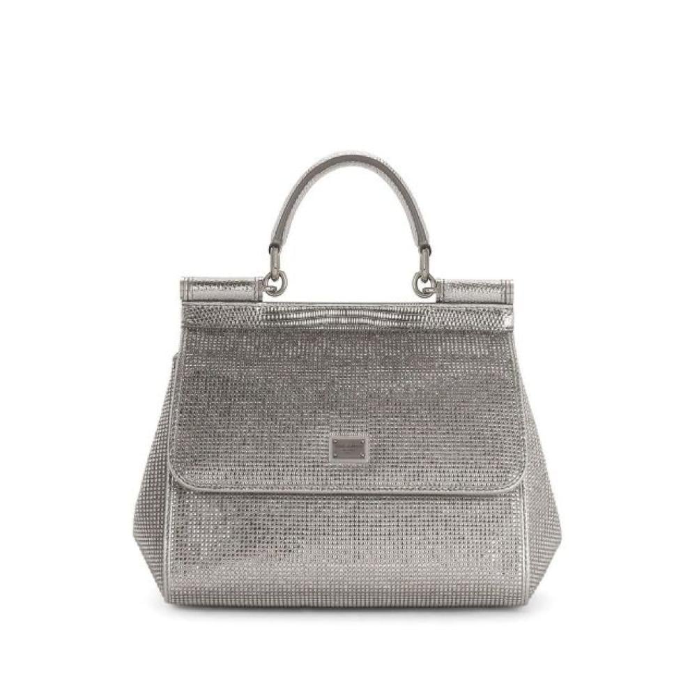 شنطة سيسيلي كيم دولتشي أند غابانا ساتان بمقبض علوي